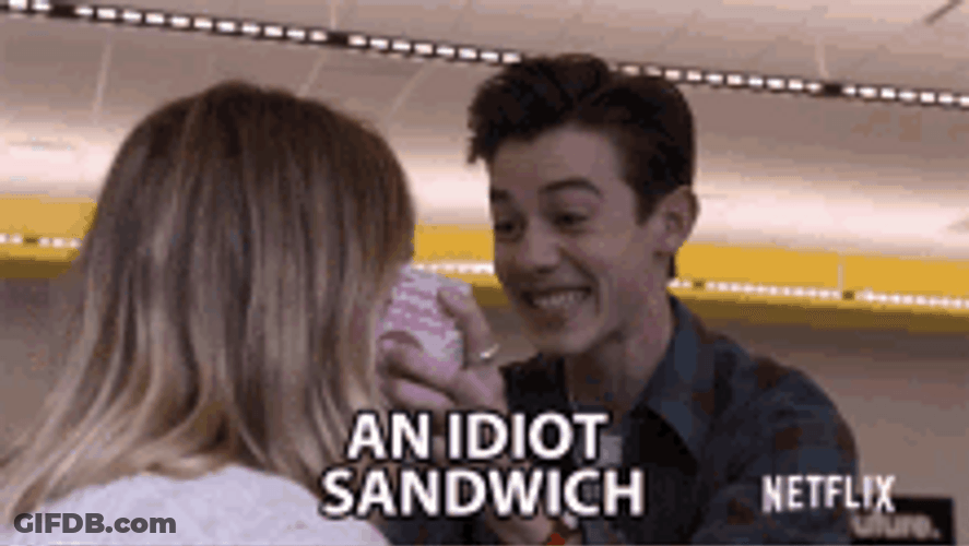 Idiot Sandwich Girl GIF