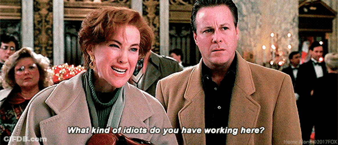 Idiots Frustrated Mother Home Alone GIF