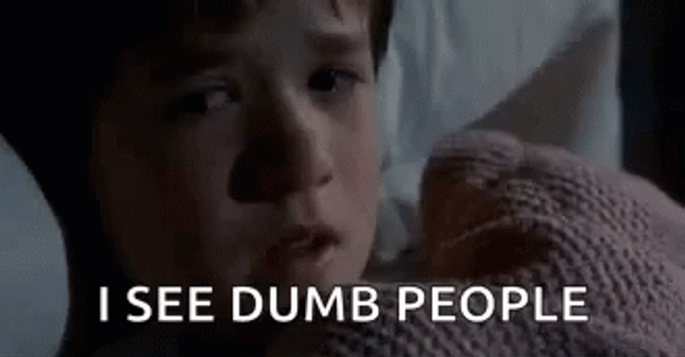 Idiots I See Dumb People GIF