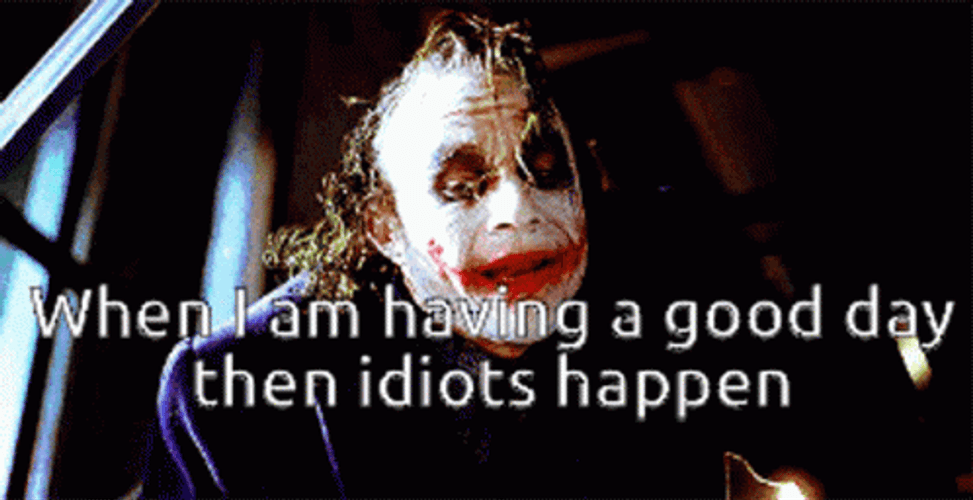 Idiots The Dark Knight Heath Ledger GIF