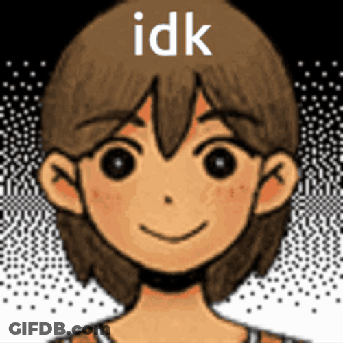 Idk I Don't Know Kel Animation GIF