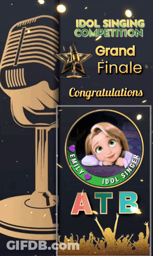 Idol Singing Competition Congratulating Emily GIF