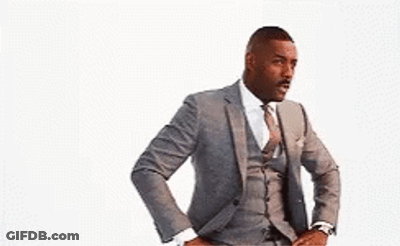 Idris Elba In Photo Shoot GIF
