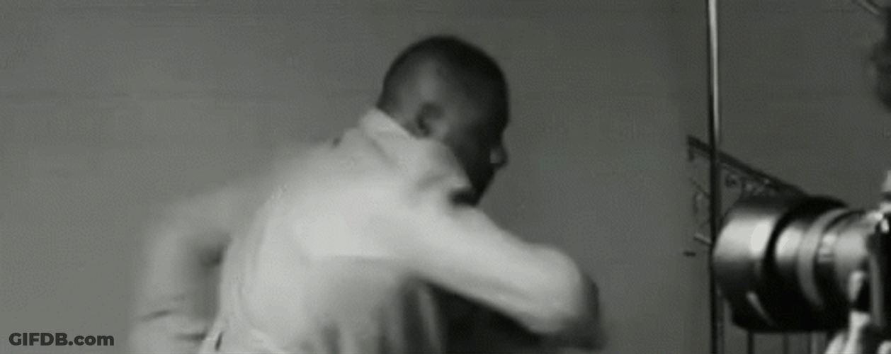 Idris Elba Shoot Behind The Scene GIF