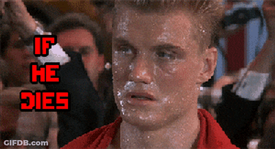 If He Dies He Dies Grumpy Dolph Lundgren GIF