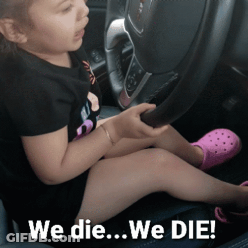 If He Dies He Dies Kid Driving Meme GIF