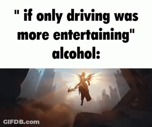 If Only Driving Was More Entertaining Angel Meme GIF