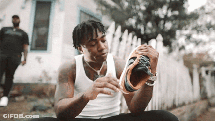 If The Shoe Fits On Fredo Bang GIF