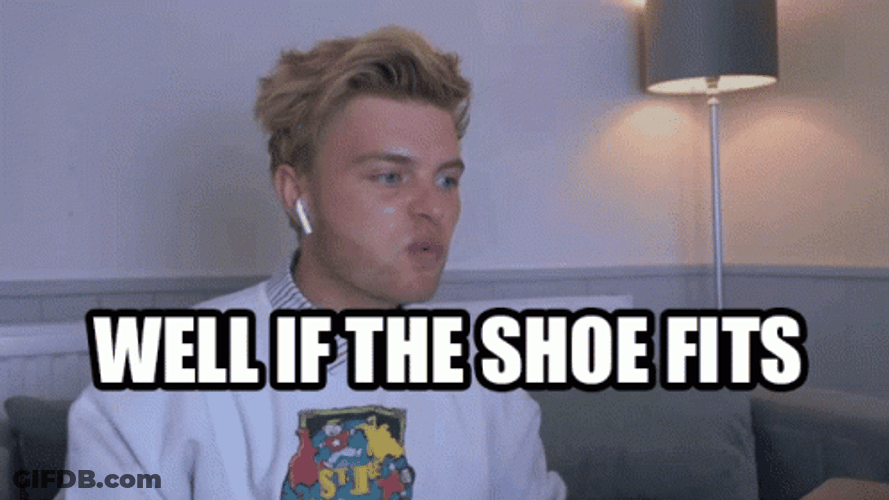 If The Shoe Fits Tom Harlock GIF