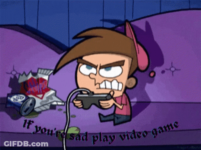 If You're Sad Play Video Game GIF