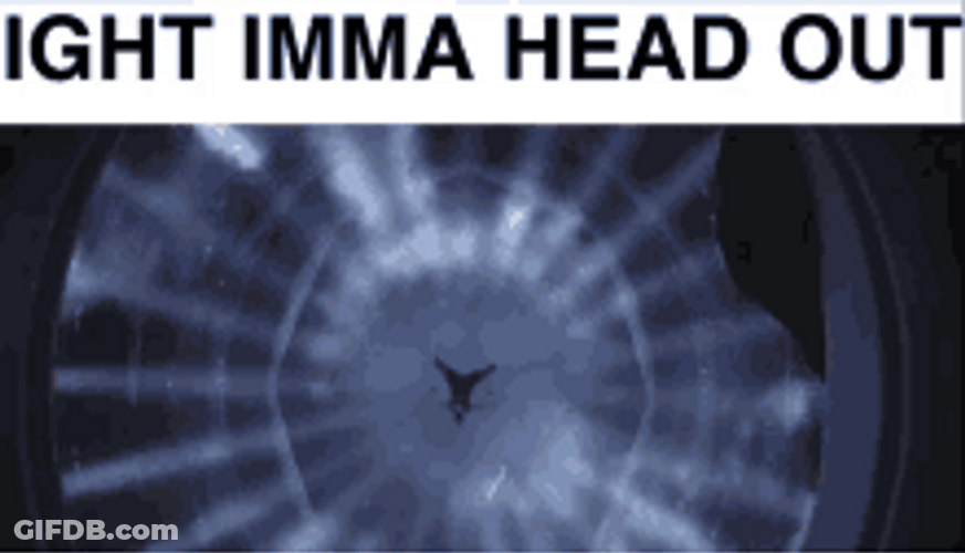 Ight Imma Head Out Man Falling Down GIF
