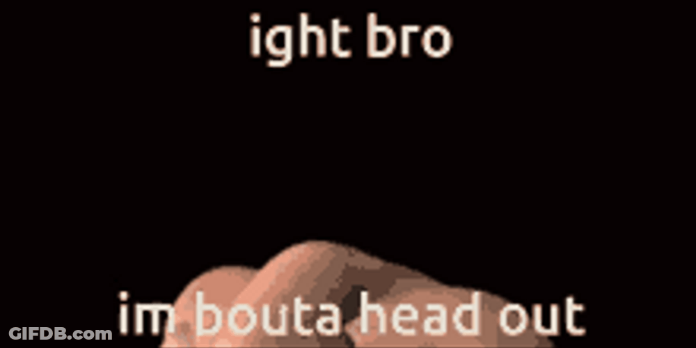 Ight Imma Head Out Scary Man Flying GIF