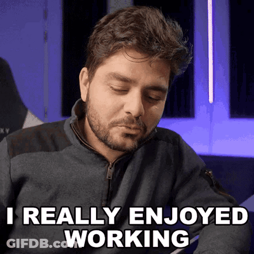 Ignace Aleya Really Enjoyed Working GIF