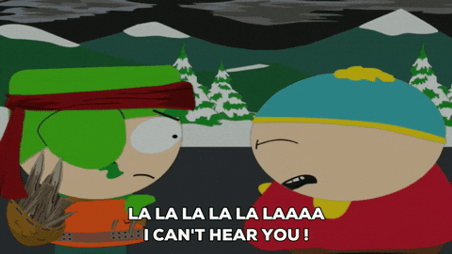 Ignore South Park Kyle And Eric GIF