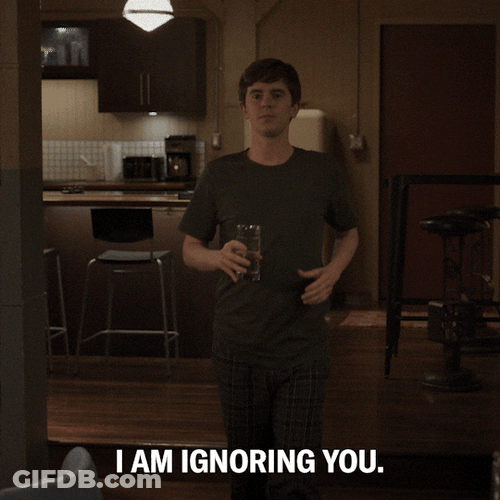 Ignore The Good Doctor Shaun Murphy GIF