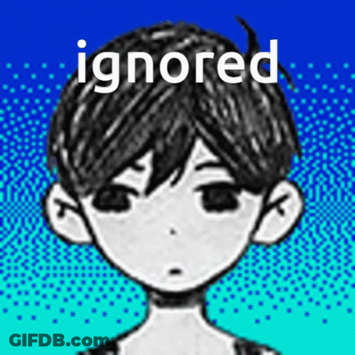 Ignored Black And White Boy GIF
