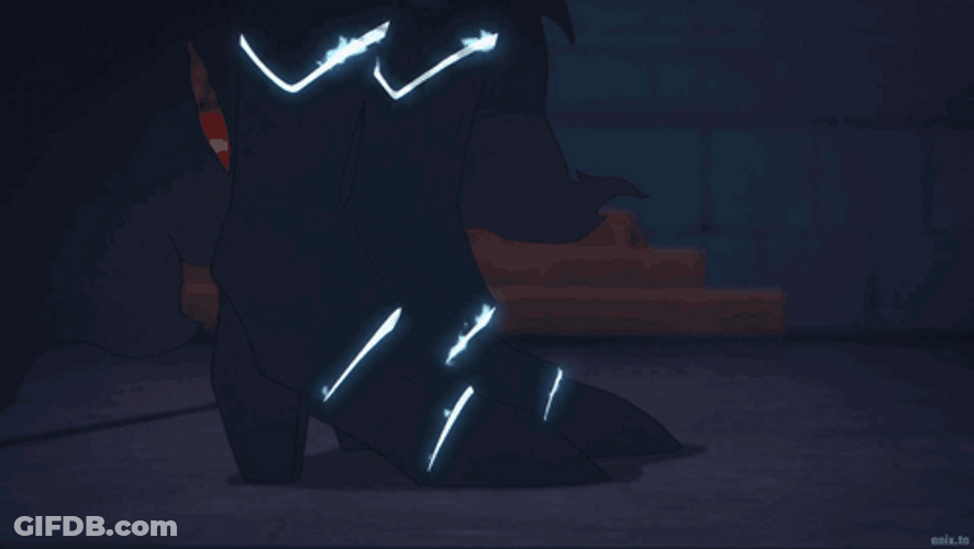 Igris Shadow Kneeling Before Sung Jin Woo GIF