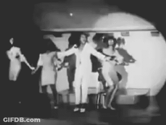 Ike Turner Dancing At Stage GIF