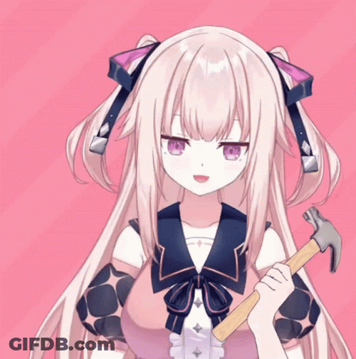 Iku Hoshifuri Hammer Time GIF
