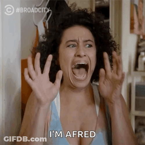Ilana Glazer Screaming In Fear GIF