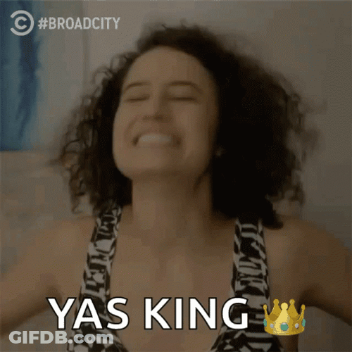Ilana Glazer Yaaas King GIF