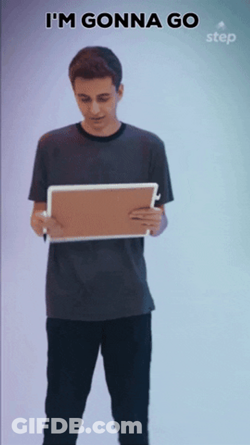 Ill See Myself Out Guy Moving Away GIF