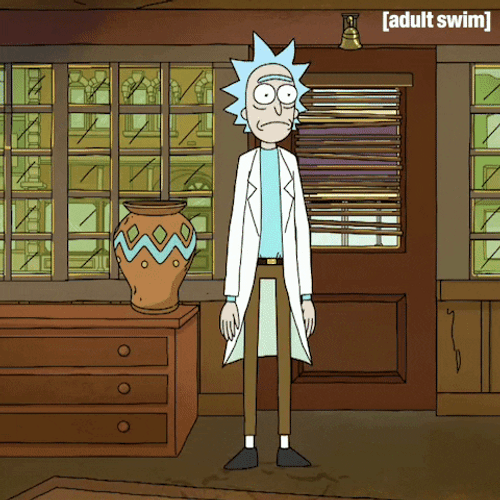 Ill See Myself Out Rick Sanchez GIF