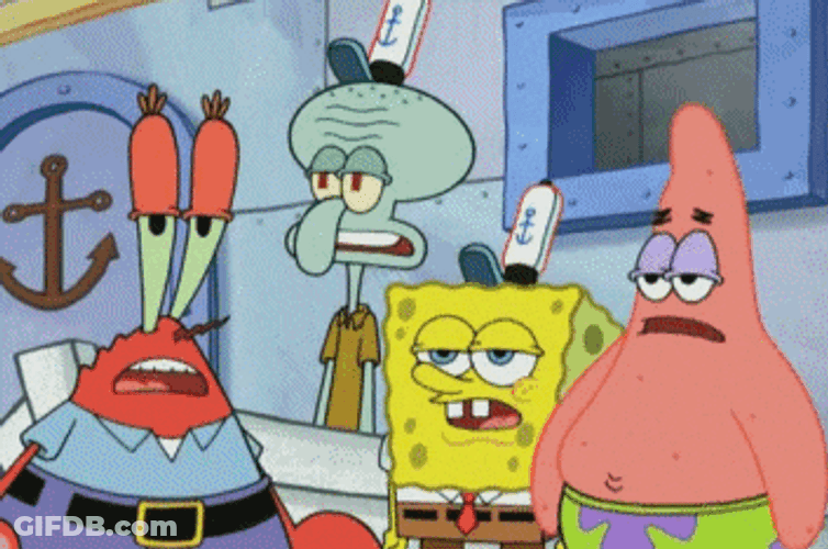 Ill See Myself Out SpongeBob SquarePants Characters GIF