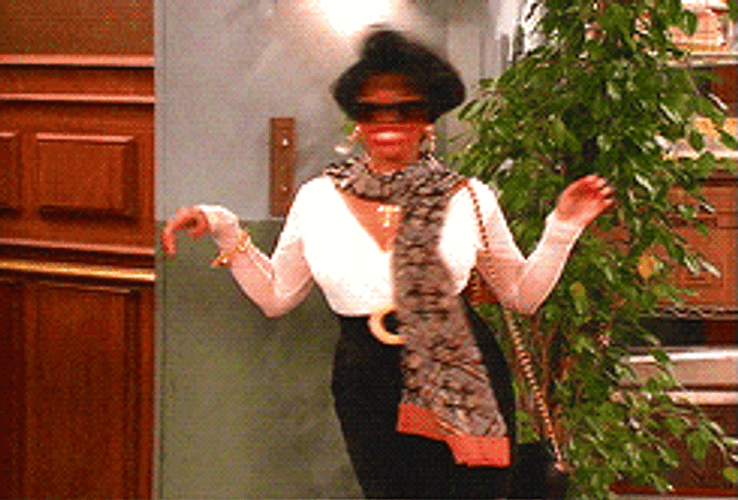 Ill See Myself Out Woman Leaving Room GIF