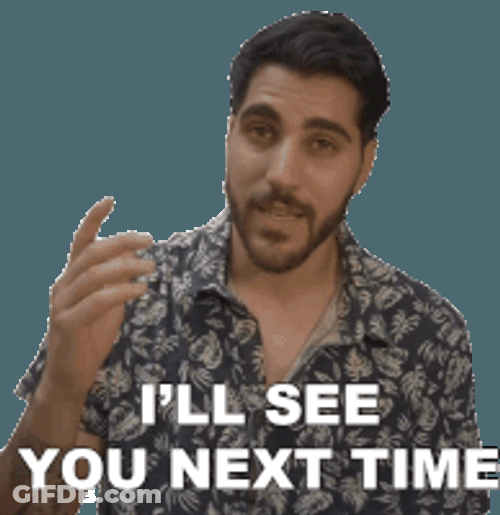 Ill See You Next Time Rudy Ayoub Sticker GIF