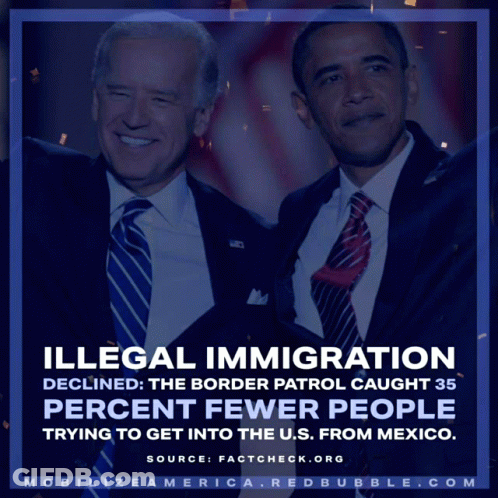 Illegal Immigration Has Declined Border Patrol Caught 35 Percent Fewer GIF