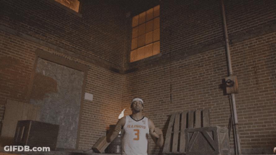 Illinois Fighting Illini Arms Outstretched GIF