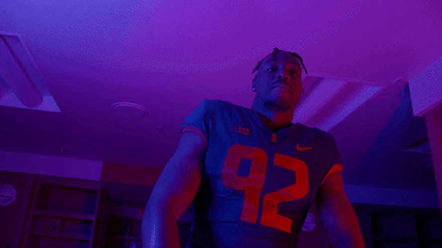 Illinois Fighting Illini Crossed Arms Swag GIF