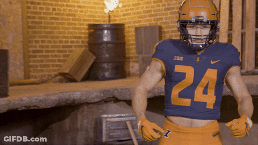 Illinois Fighting Illini Open Heart Gesture GIF