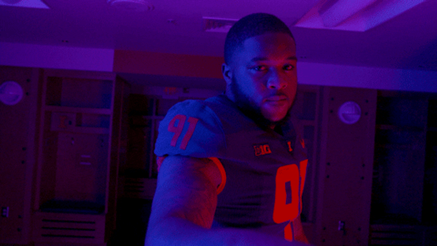 Illinois Fighting Illini Pointing Applause GIF