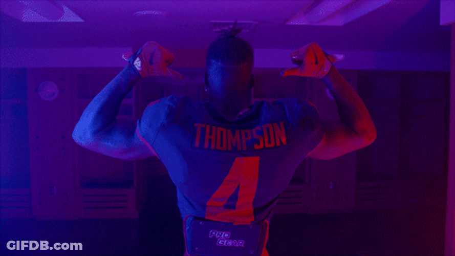 Illinois Fighting Illini Thompson Jersey GIF