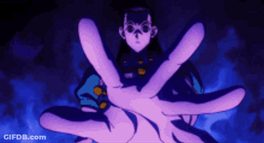 Illumi Casting A Spell GIF