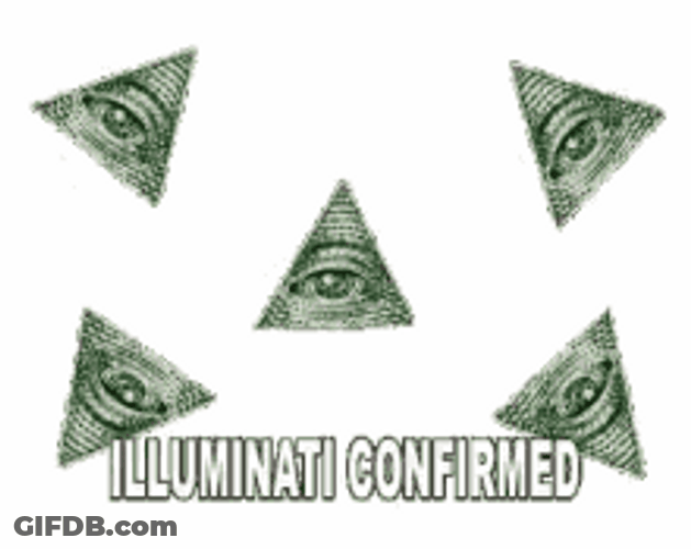 Illuminati Confirmed Eye Triangle Symbol GIF