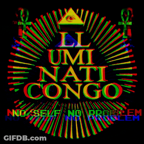 Illuminati Congo Logo No Self No Problem GIF