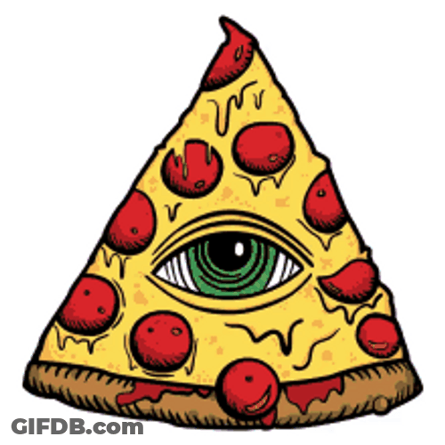 Illuminati Pepperoni Pizza GIF