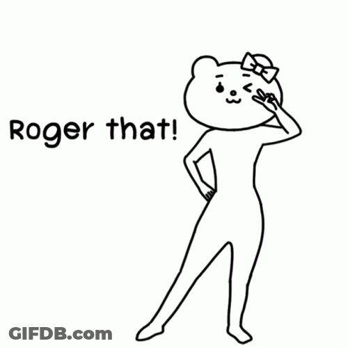 Illustration Bear With Ribbon Dance Roger That GIF
