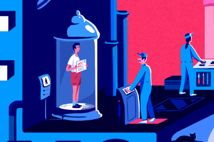 Illustration Cartoon Body Scan GIF