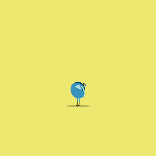 Illustration Cute Cartoon Peacock GIF