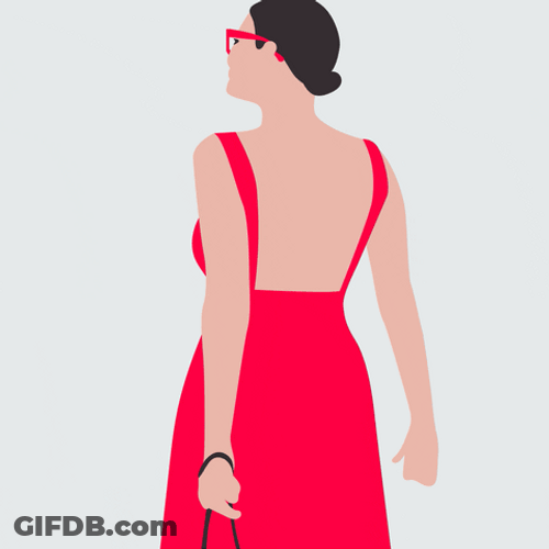 Illustration Fashion Girl Twirl GIF