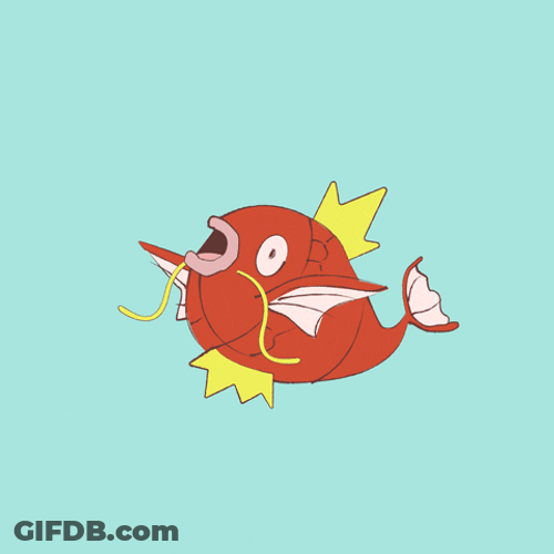 Illustration Of Pokemon Magikarp GIF