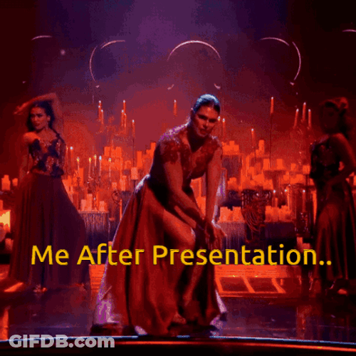Ilona Maher Me After Presentation GIF