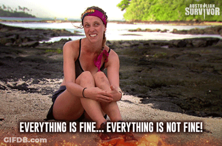 Im A Survivor Everything Is Fine GIF