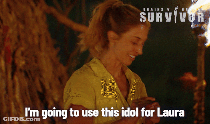Im A Survivor Going To Use Idol Laura GIF