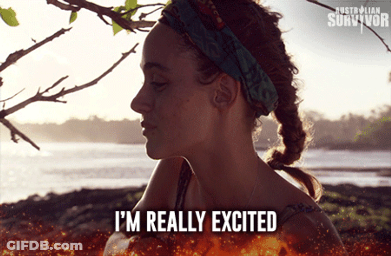 Im A Survivor Really Excited GIF