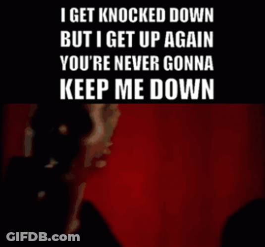 Im A Survivor You're Never Keep Me Down GIF